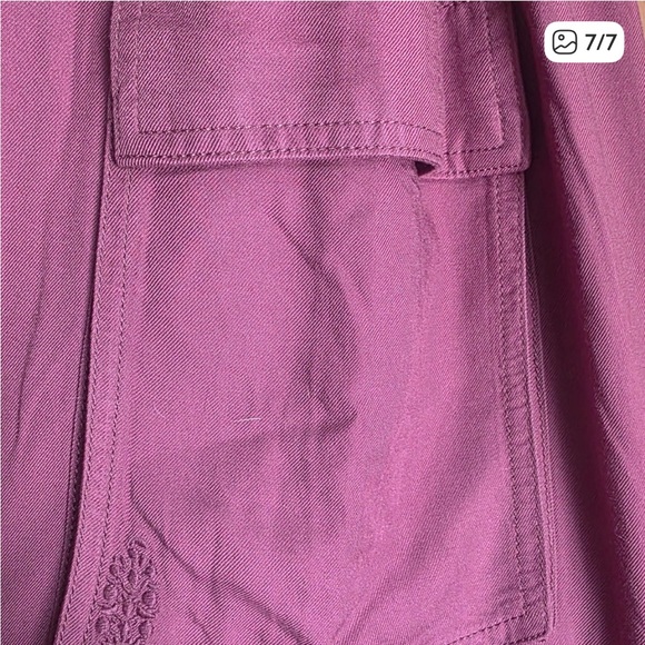 Free People FP Movement Final Stretch Pants S Cargo Joggers Clove Cinnamon - Picture 16 of 16